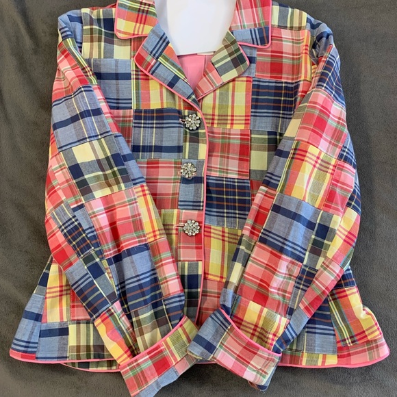 Molly B. button down plaid jacket - Picture 2 of 6